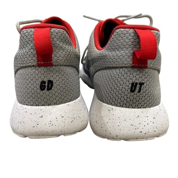 MEN’S NikeiD Roshe Running Sneaker Shoes, Size 7.5  Gray Blue Red - Picture 8 of 11